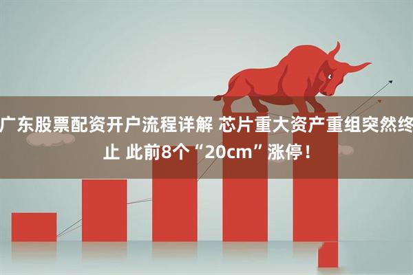 广东股票配资开户流程详解 芯片重大资产重组突然终止 此前8个“20cm”涨停！